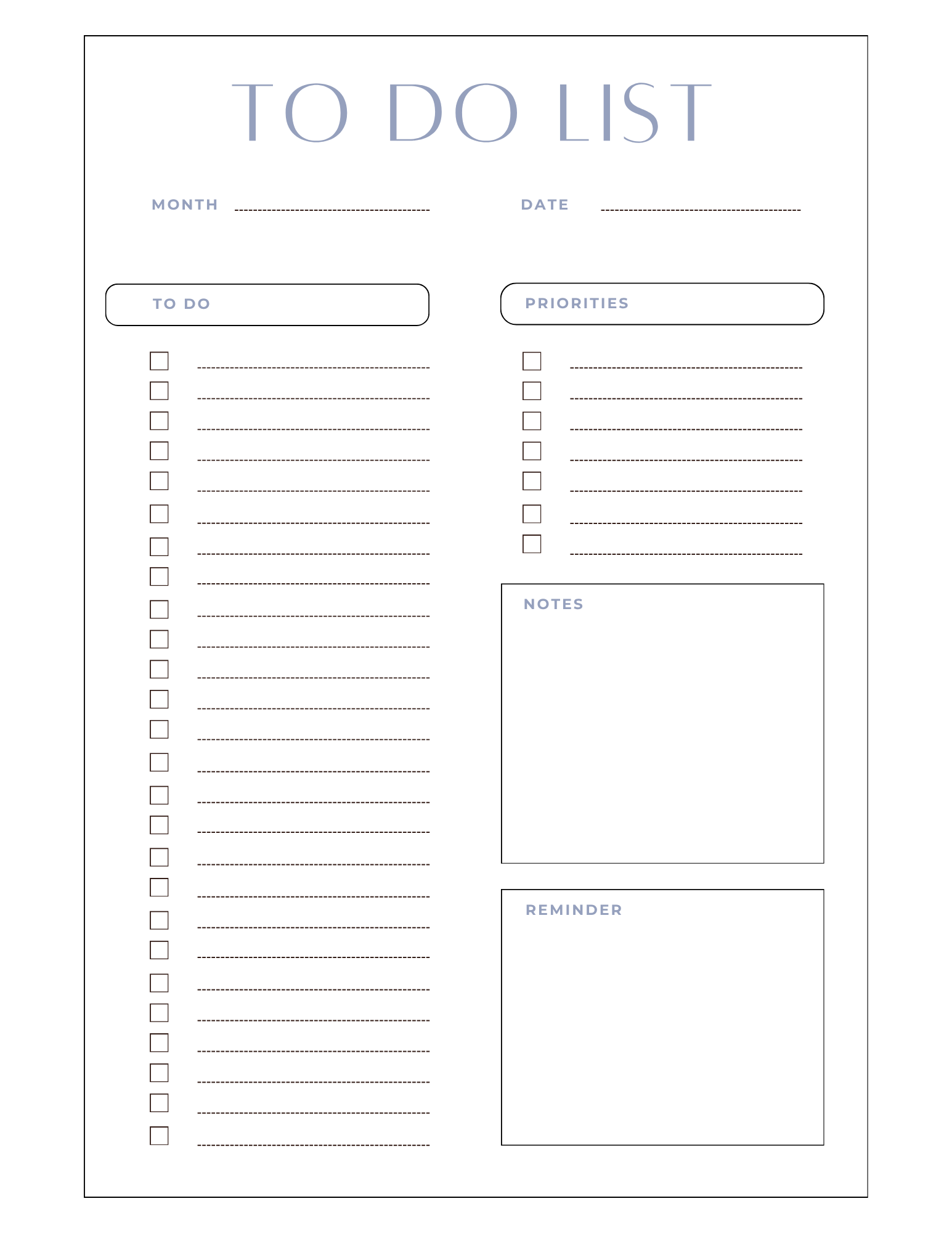 2026 Monthly Planner- Southern Blues