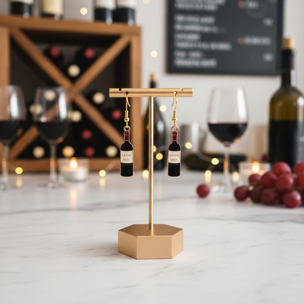 Wine Bottle Earrings