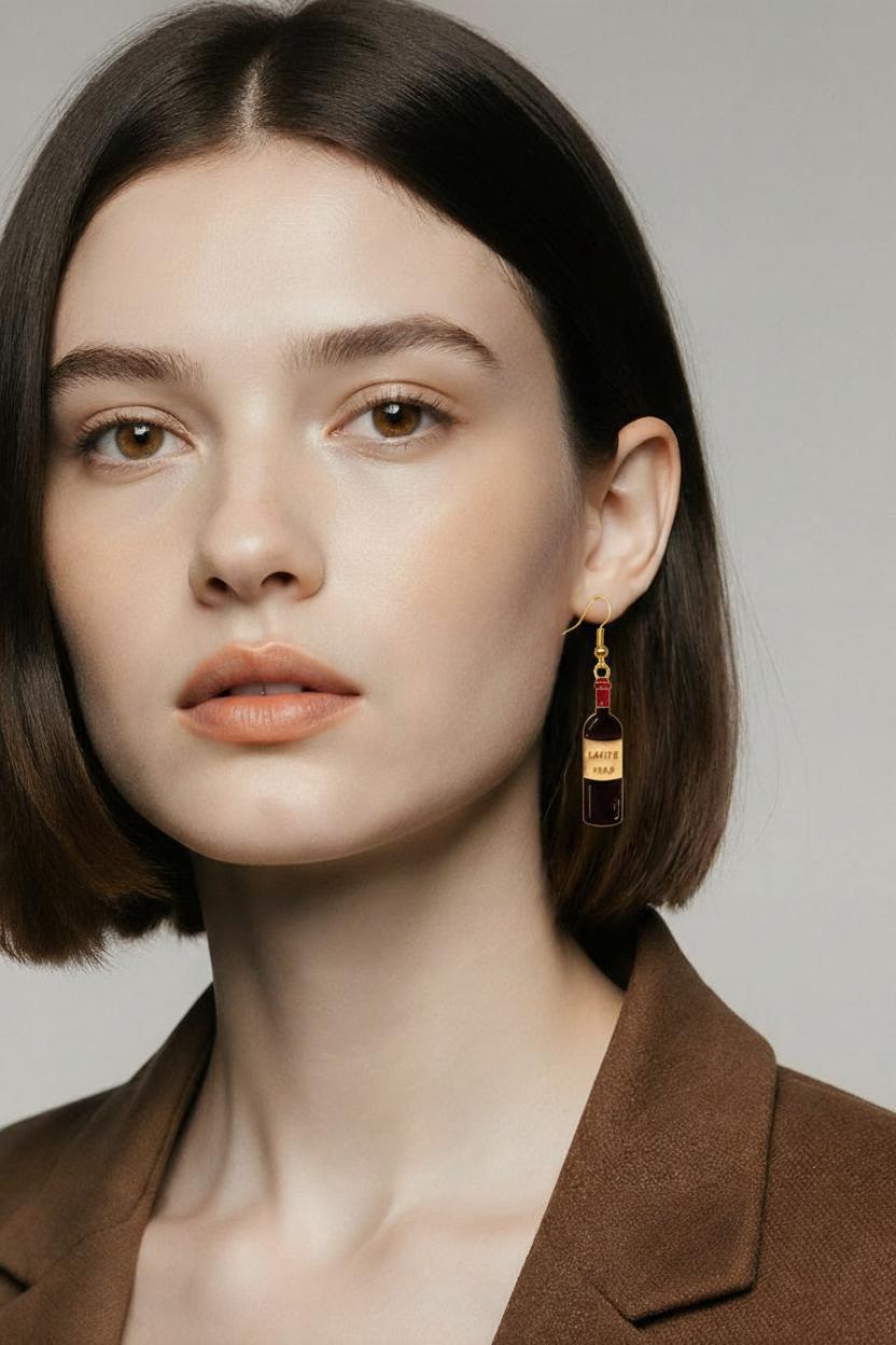Wine Bottle Earrings